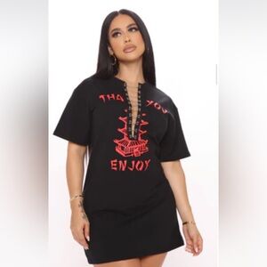 Women’s Fashion Nova Graphic T-Shirt Dress